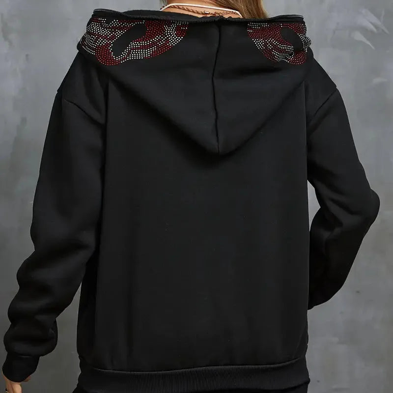 Teeth Zip Up Hoodie