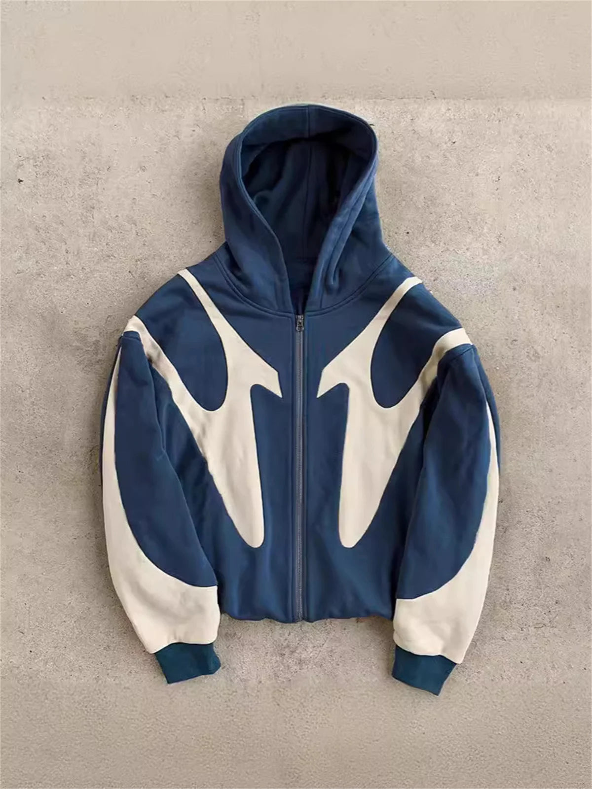 Retro Zipper Streetwear Hoodie