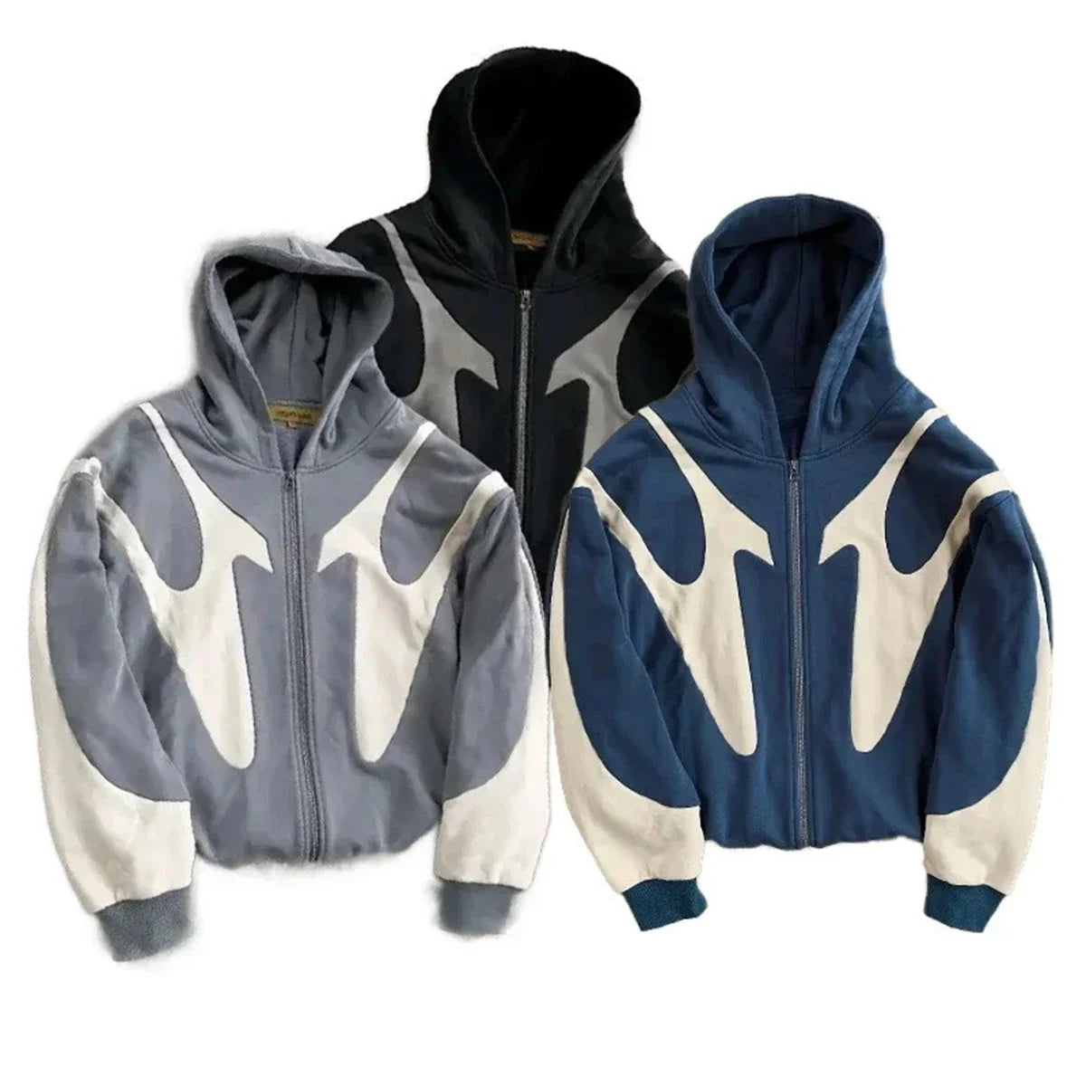 Retro Zipper Streetwear Hoodie