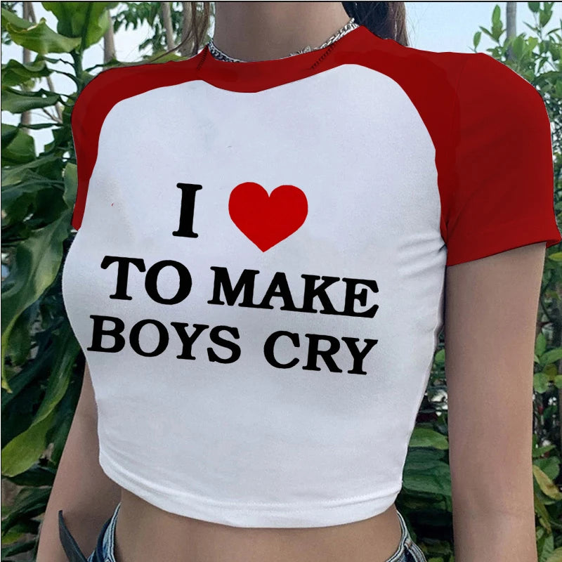 I Love To Make Boys Cry Top