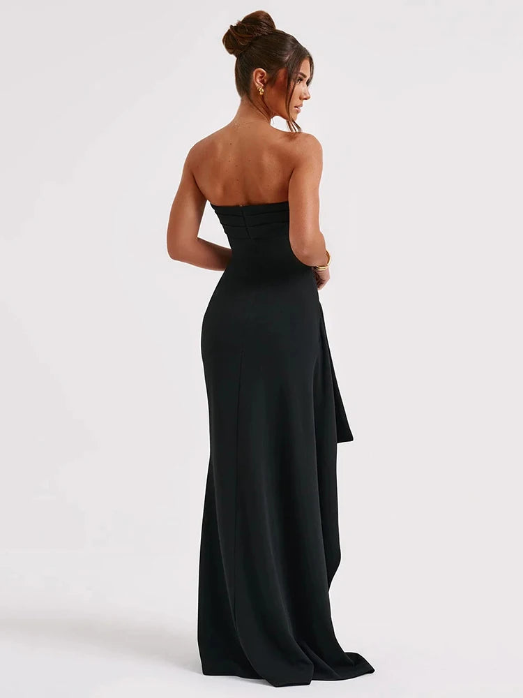 Strapless Backless Dress