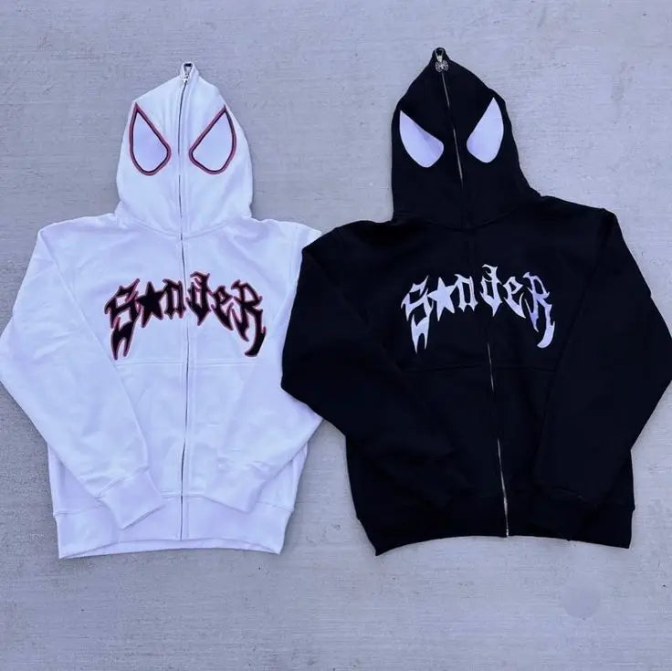 Spider Zip Up Hoodie