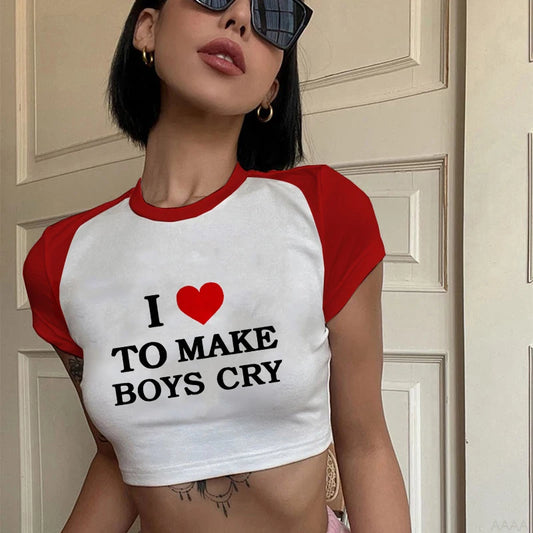 I Love To Make Boys Cry Top