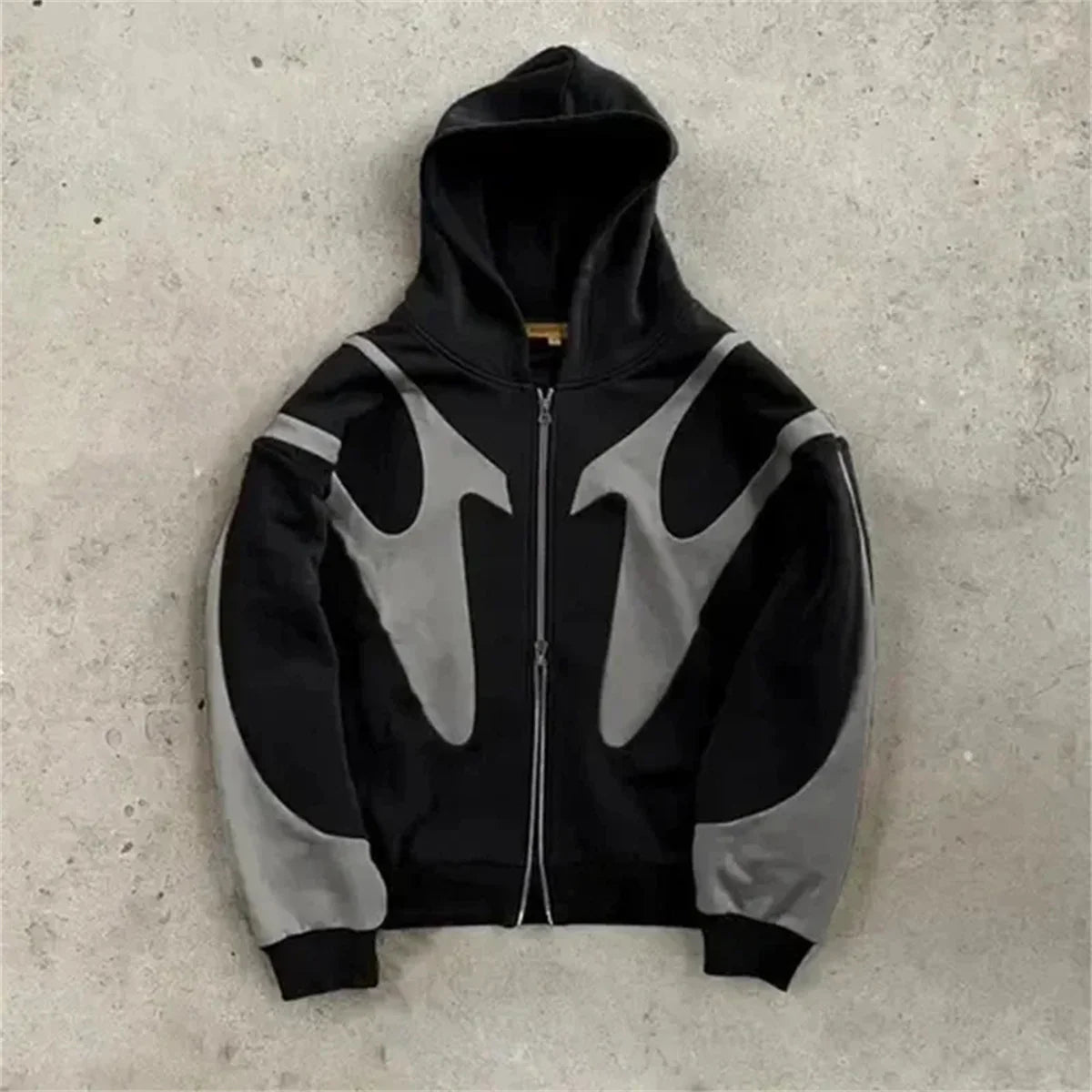 Retro Zipper Streetwear Hoodie