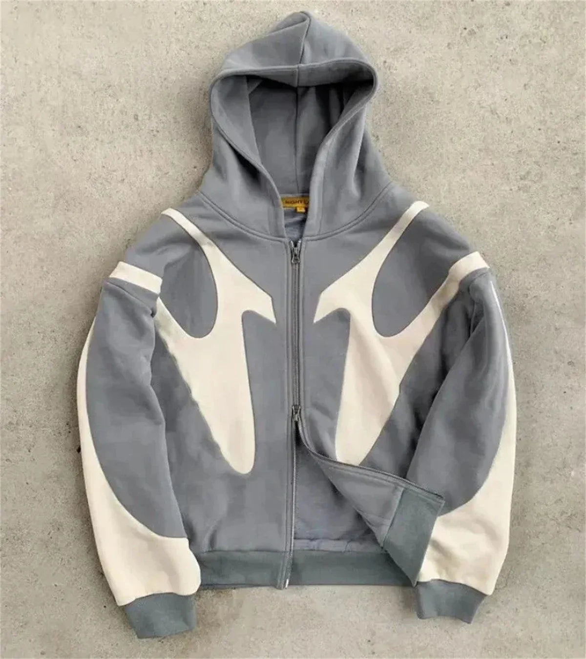 Retro Zipper Streetwear Hoodie