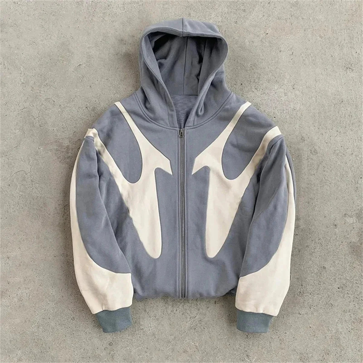 Retro Zipper Streetwear Hoodie